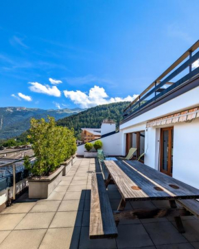 Penthouse à Nendaz avec Terrasse et Vue Panoramique Exceptionnelle